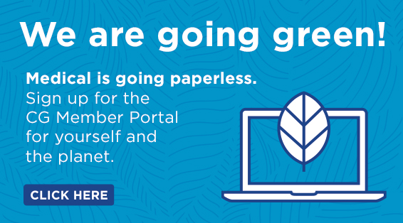 sign up on the cg member portal paperless